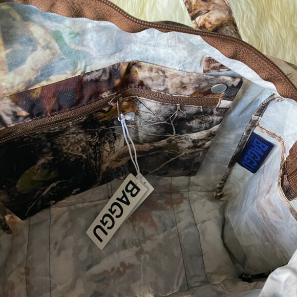 NWT Baggu Small Cloud Carry-on - Photo Forest - Picture 5 of 11